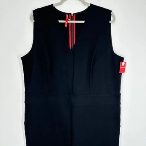 SPANX Perfect Sleeveless Wide Leg Jumpsuit Classic Black 1X Tall NWT Travel - Image 3