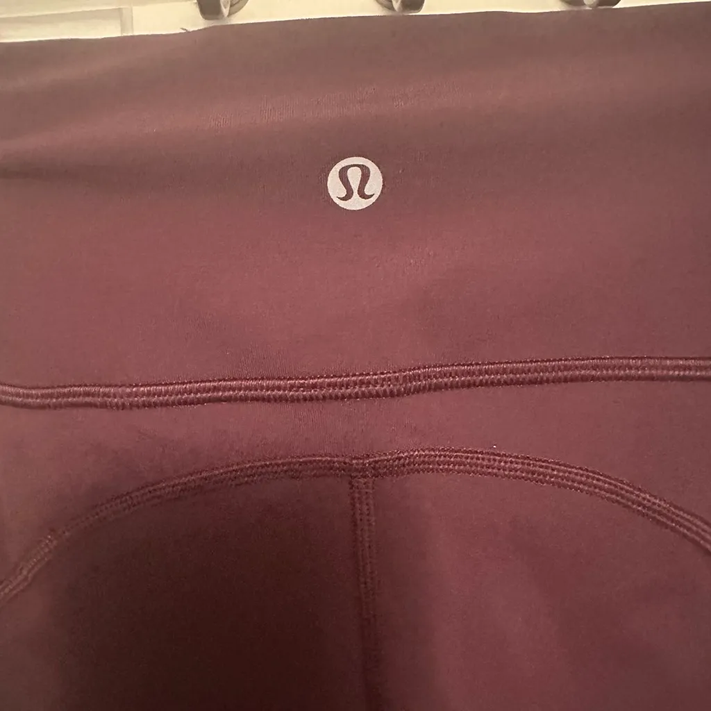 lululemon athletica Deep Burgundy Leggings - Image 5
