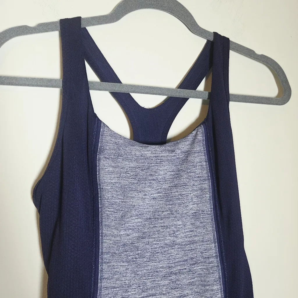 Lululemon Get Fit Tank Top in Heathered Deep Indigo - Image 2