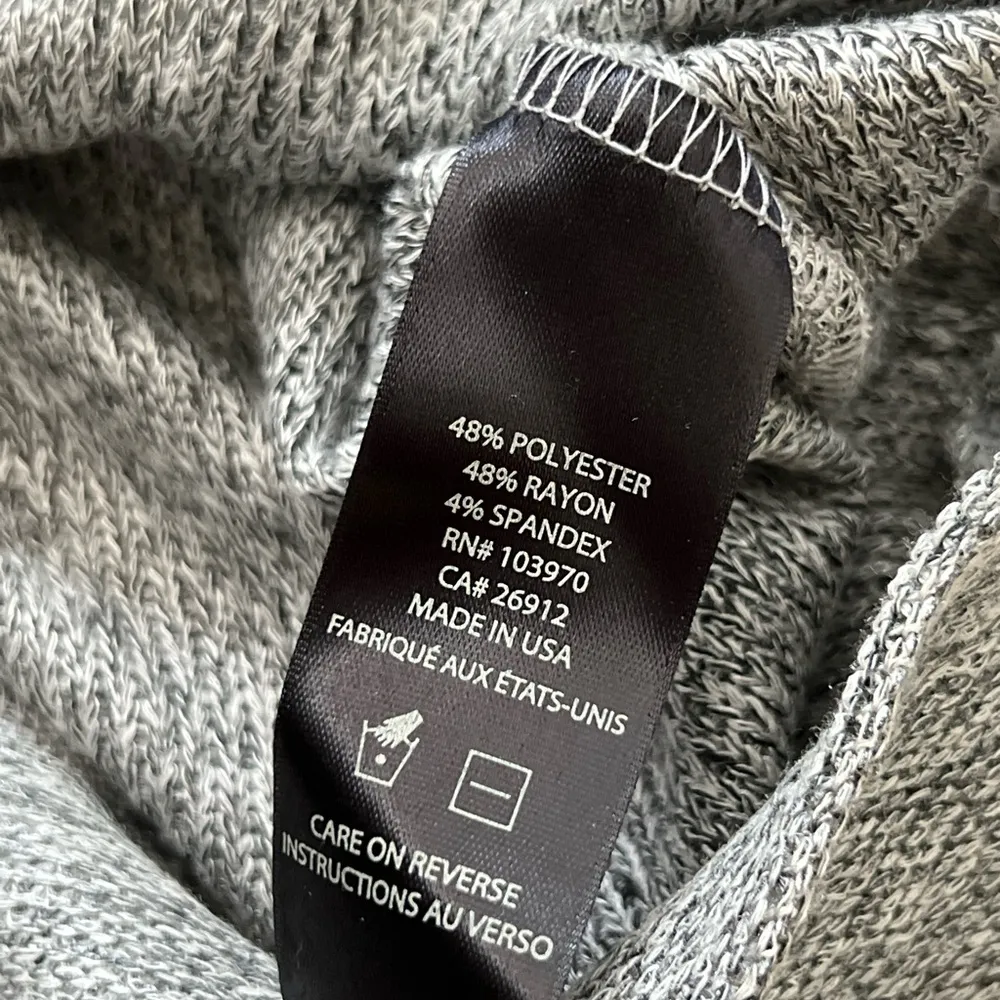 NWT Obey Propaganda Silver Lining Metallic Raglan Pullover Sweater | Silver XXS - Image 9