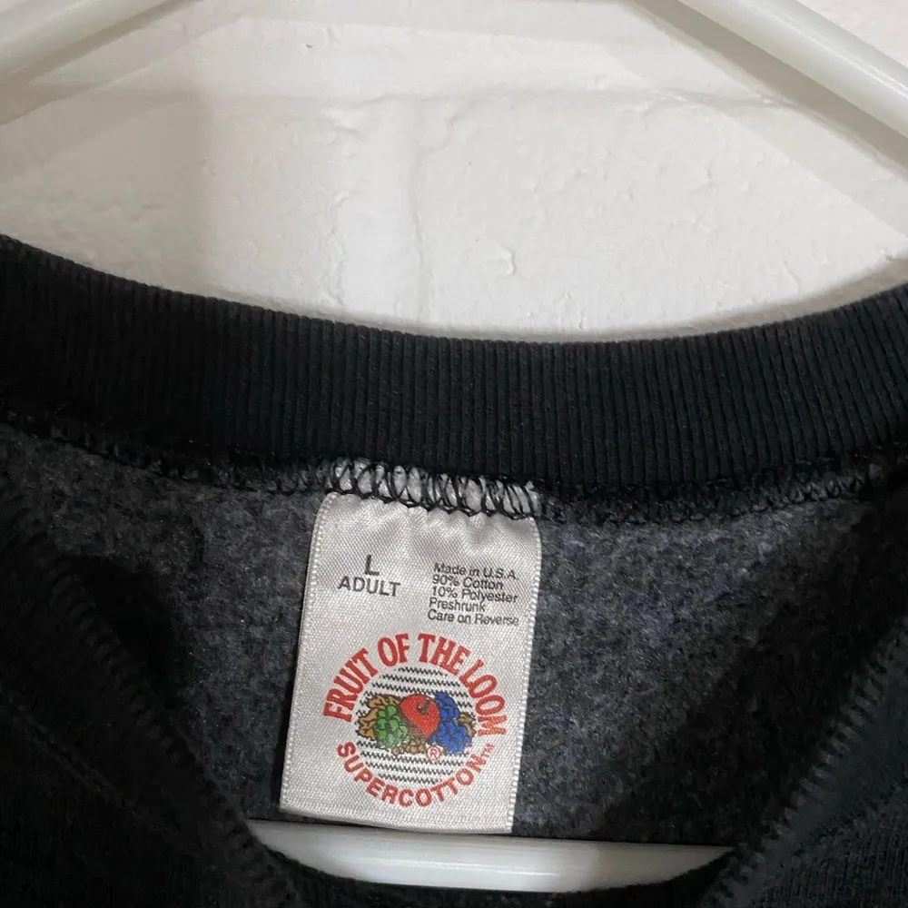 Black Sweater fruit of the loom large - Image 2
