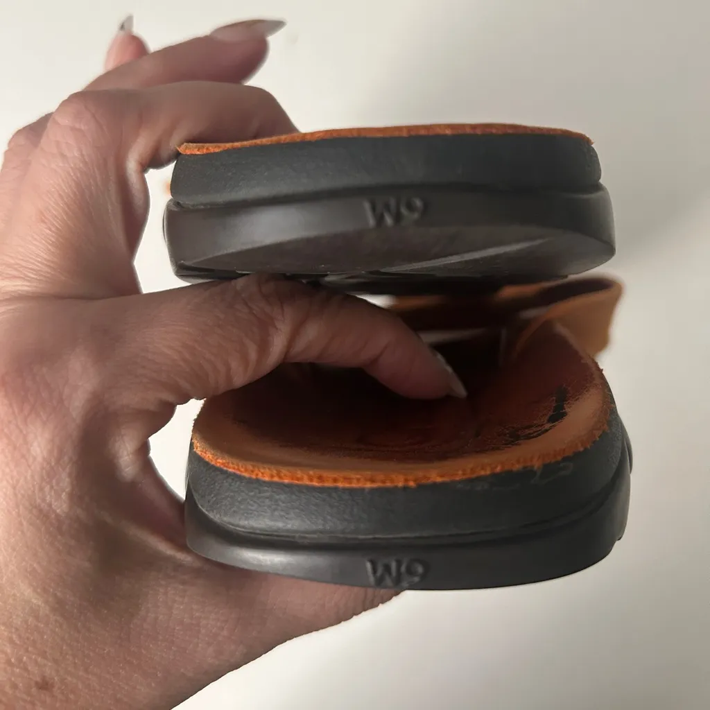 Chaco Women’s Leather Flip Flop Thong Sandals - Image 4