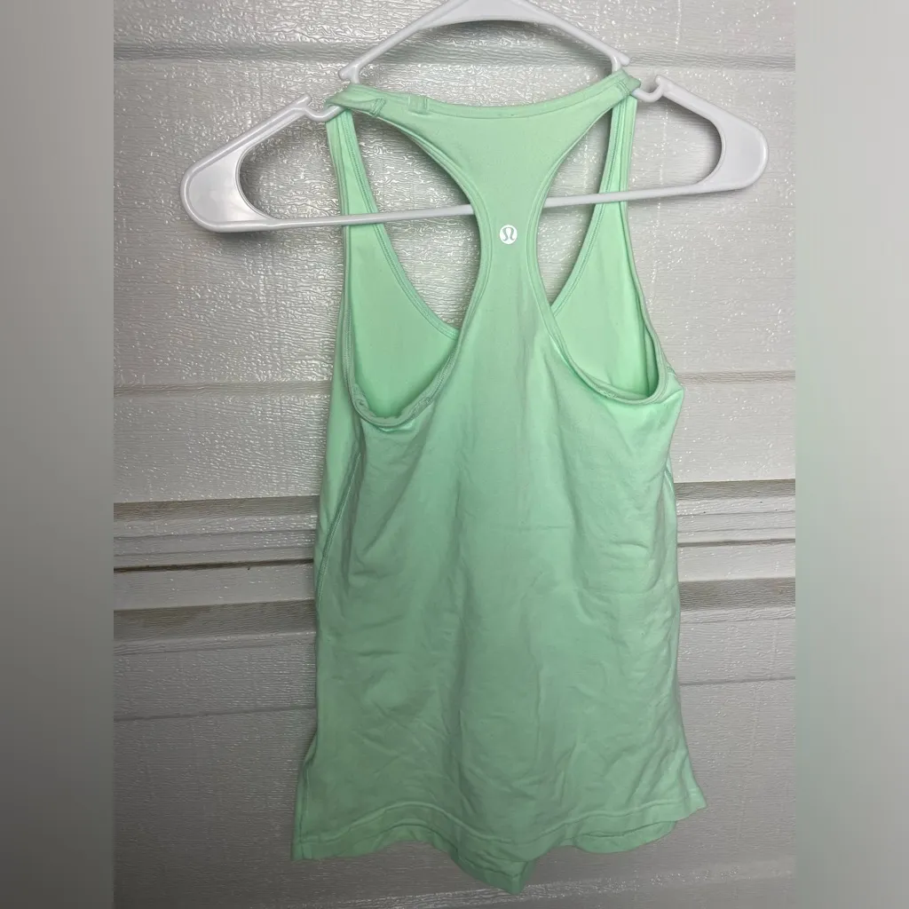 Lululemon Athletica Light Green Tank Top - Image 3