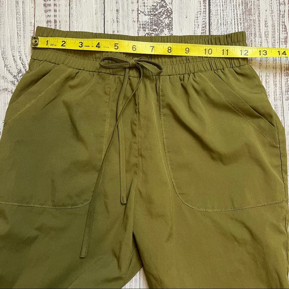 Duckthreads Uptown Lightweight Olive Green Joggers. Size XXSmall. EUC - Image 10