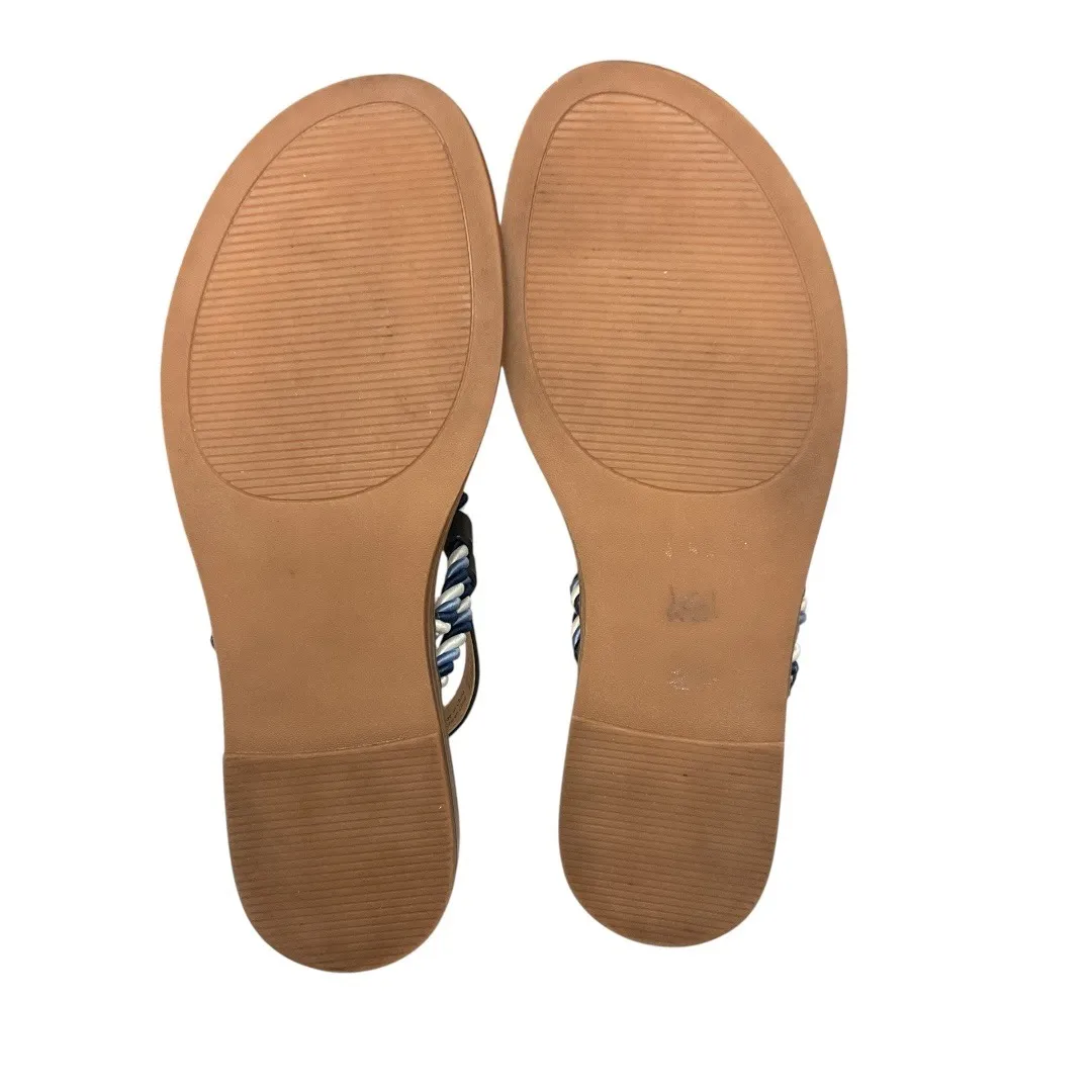 Market and‎ Spruce Thong Strappy Flat Sandals Multi Size 8 - Image 9
