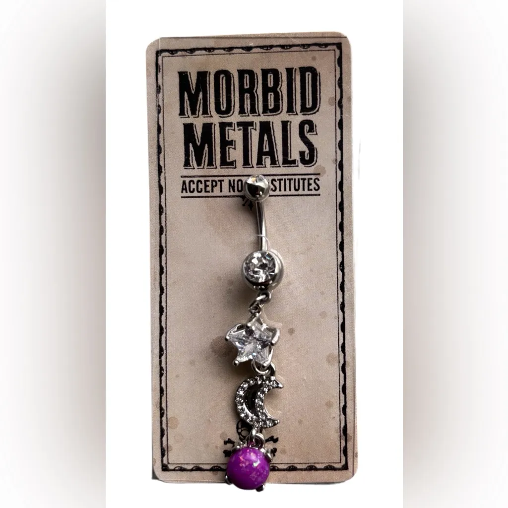 Morbid Metals Silver Dangle Earrings - Image 3