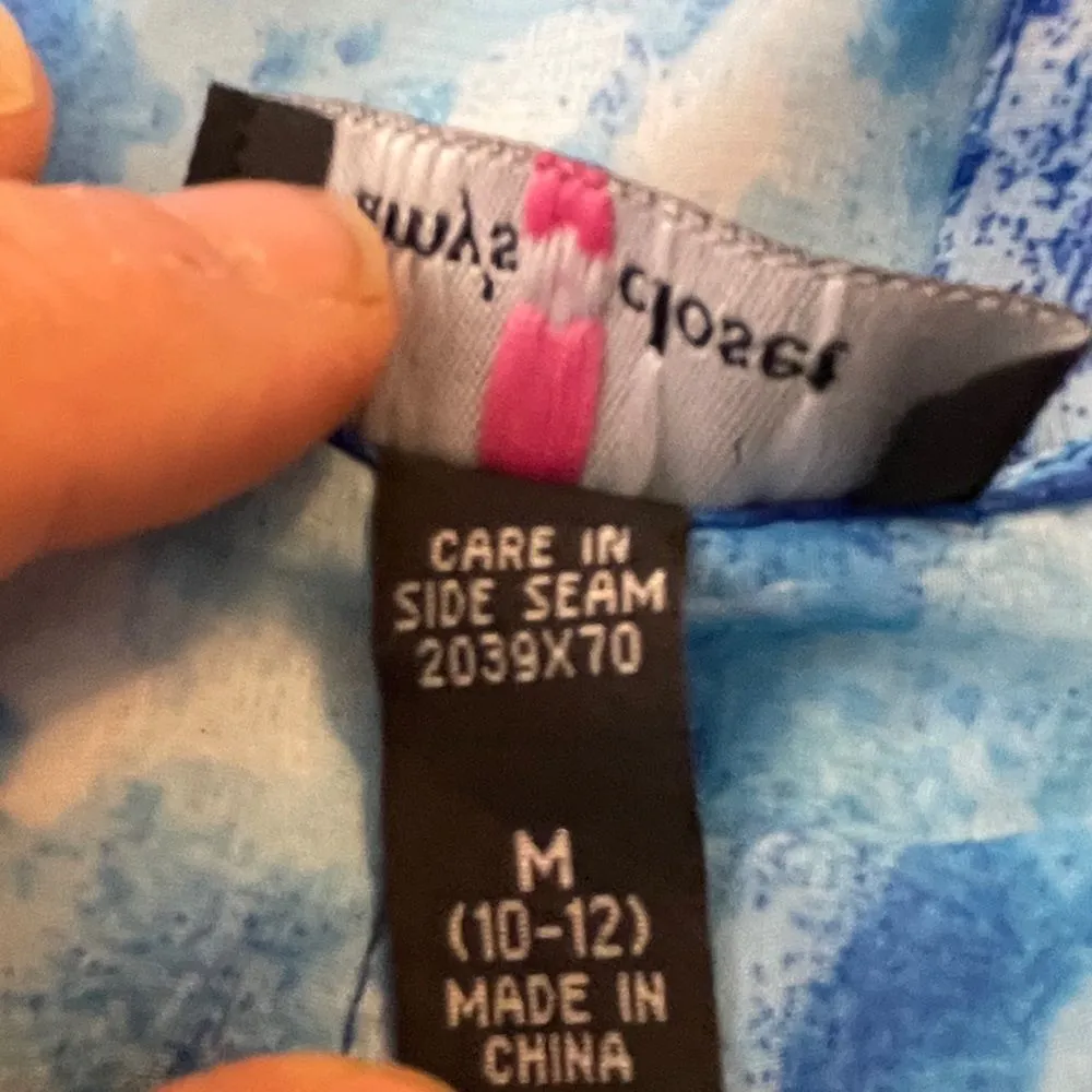 Amy's Closet Blue‎ Top Blue Size M - Image 9