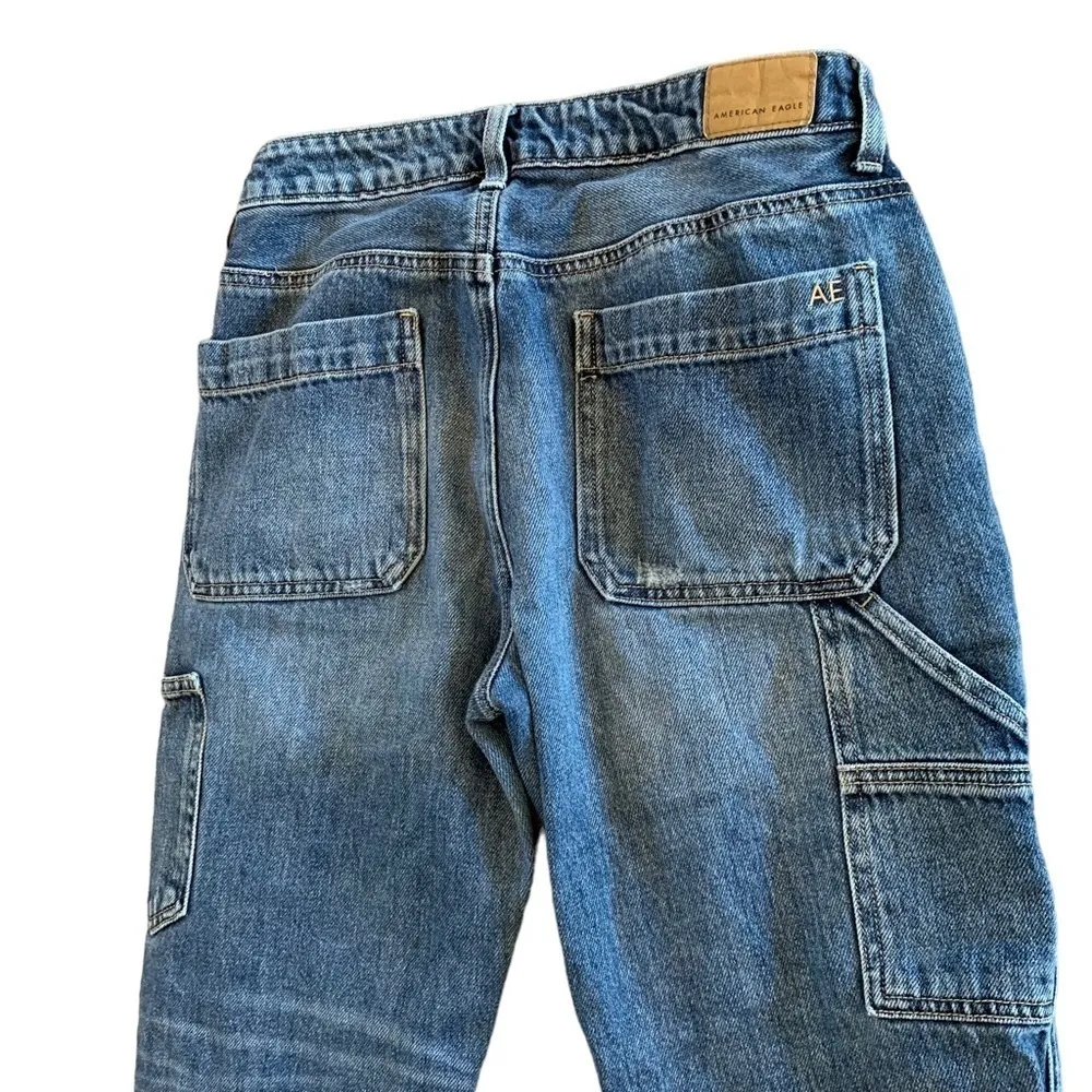 WOMEN'S American Eagle high rise Tomgirl button fly jeans - Image 7