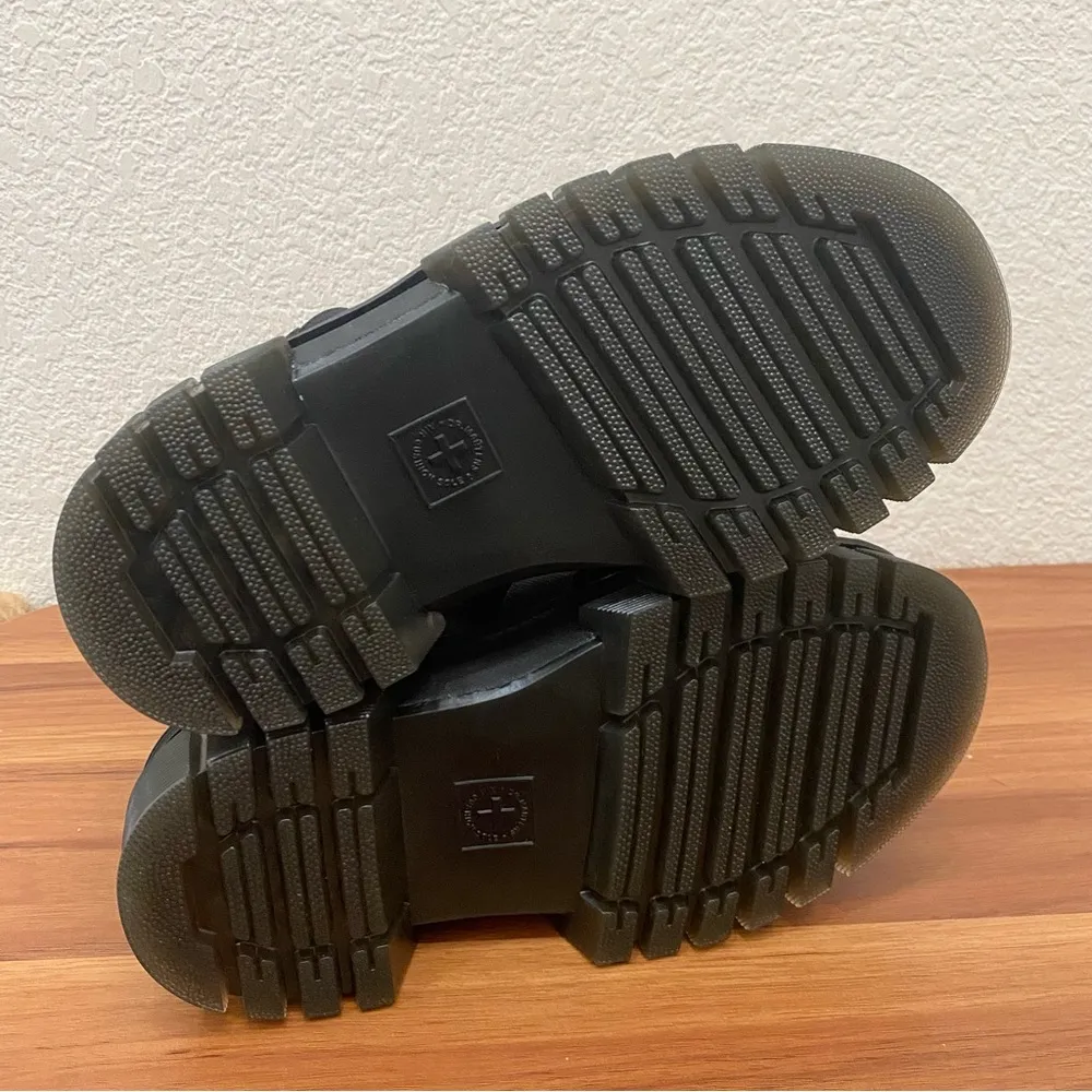 DR MARTENS Ricki Gladiator Black Platform Gladiator Sandals Size 5 US 3UK 36EU - Image 8