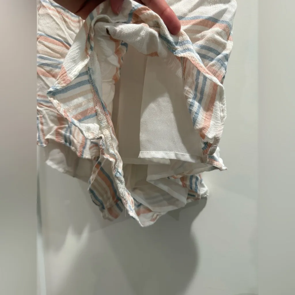 American‎ Eagle Striped V-Neck Romper Size M - Image 6