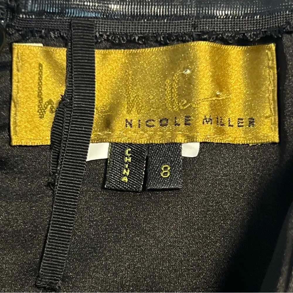 Vintage Nicole Miller Fairy Y2K Silk Maxi Dress Sz 8 Whimsigoth Ethereal Formal - Image 9