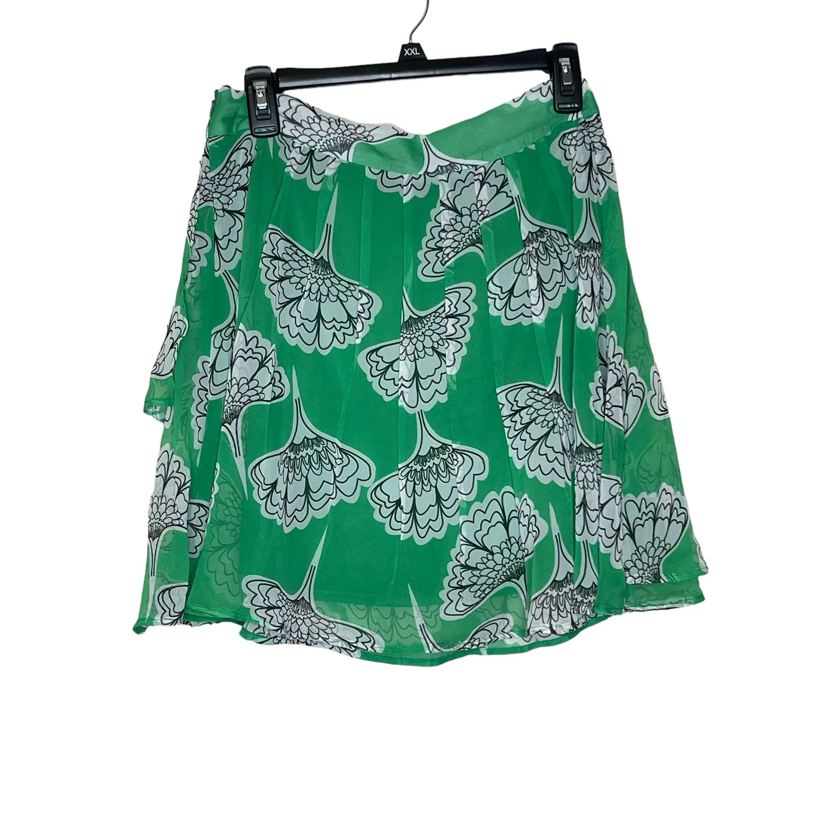 Francescas Women Skirt Emmelee Floral Mini Lined Light Weight Green Medium NWT‎ - Image 8