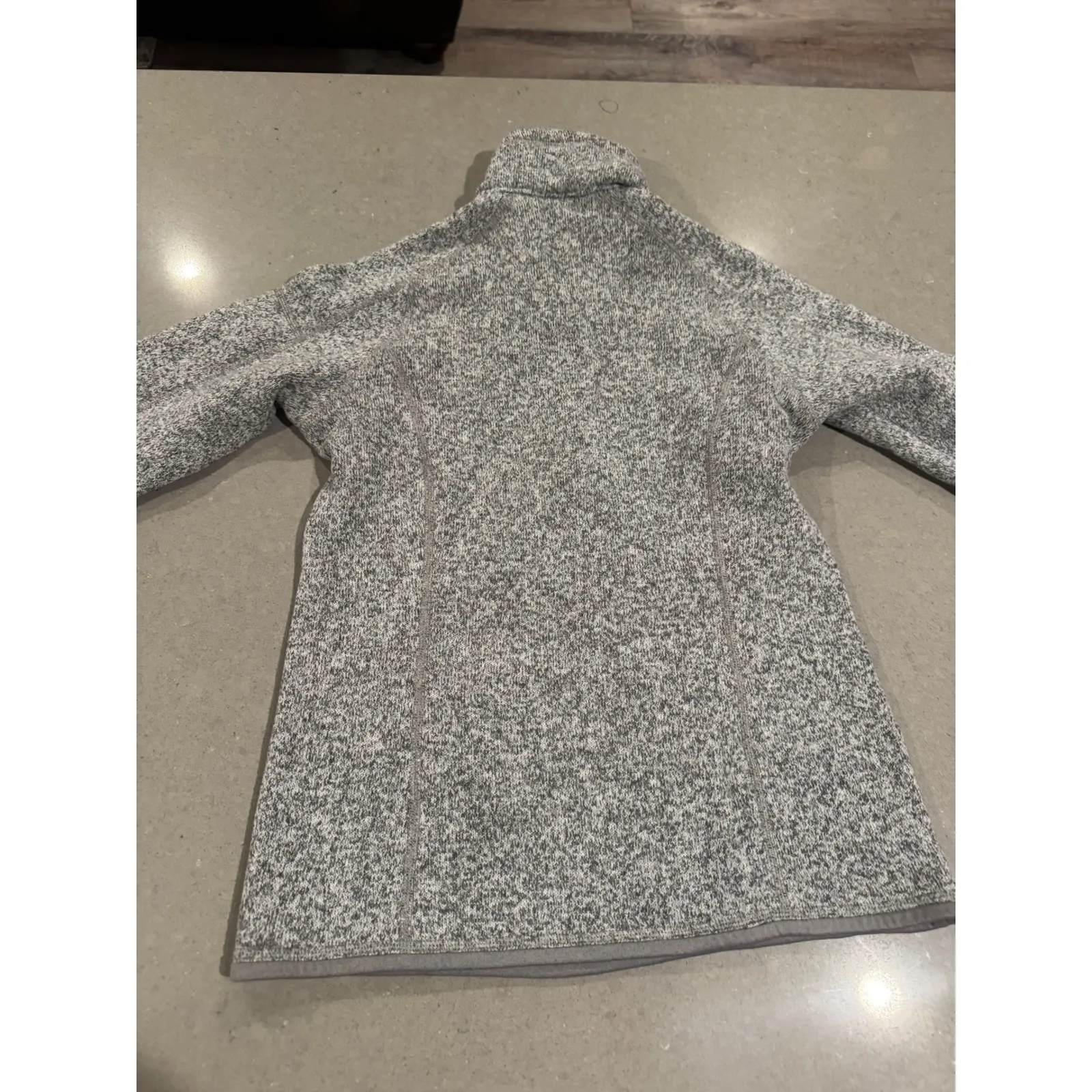 Patagonia Better Sweater DialogTech Logo Gray Quarter Zip Pullover‎ Jacket XS - Image 7