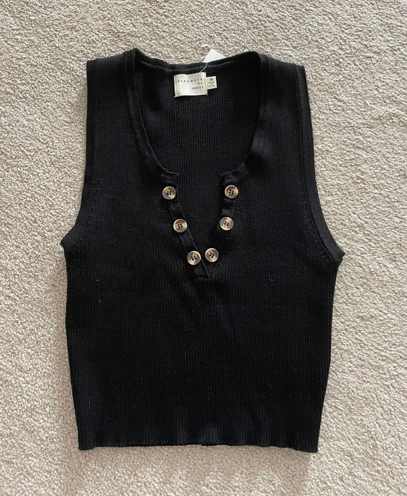 Black Sweater Tank - Image 4