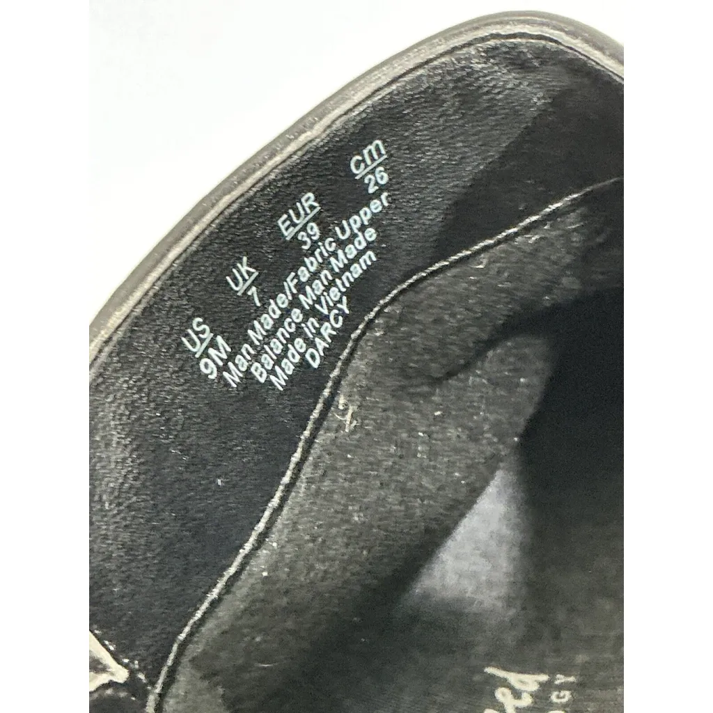 womans dr scholls be energized Foam Tech Darcy Black Faux Leather - Image 6