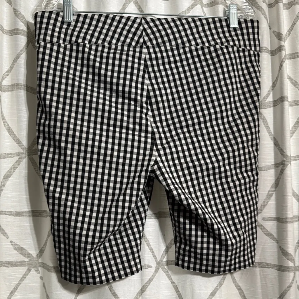 Rafaella Black and White Gingham Pants - Image 4