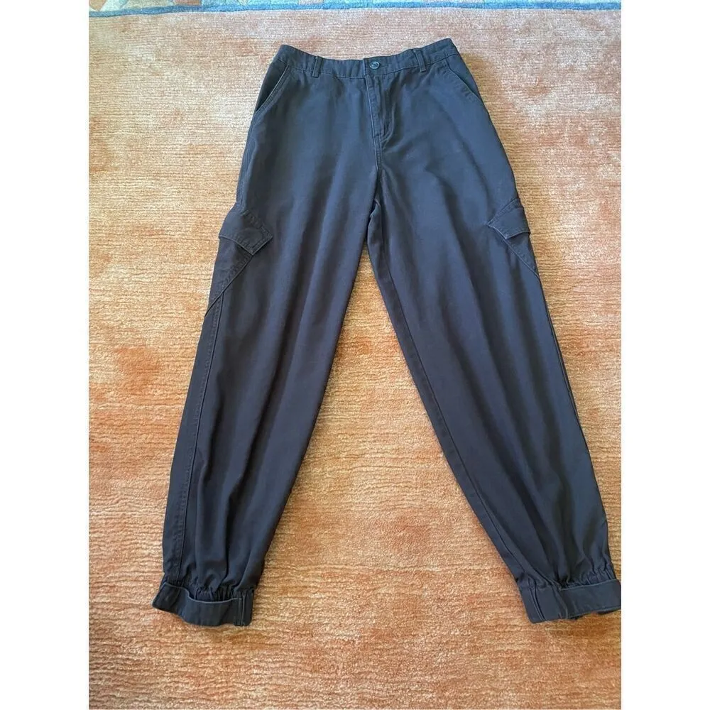 FOREVER 21  brown cargo joggers M - Image 7