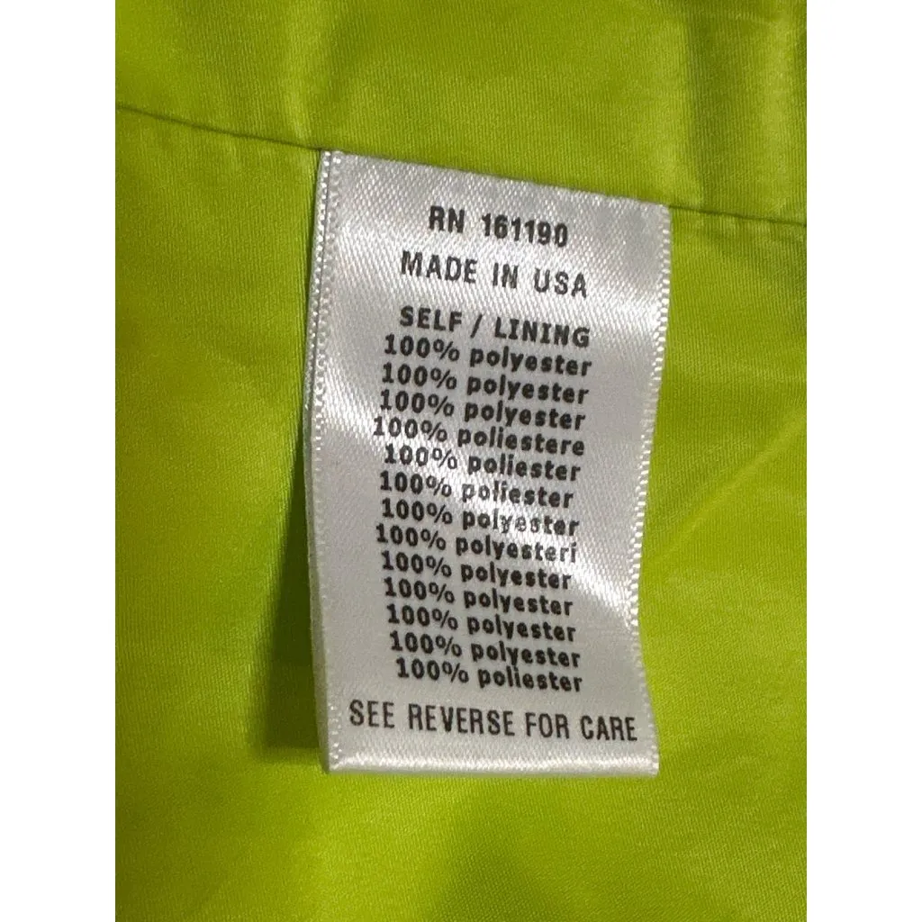 AKNVAS Womens Jordyn Ruffle Top Acid 4 New Cropped Cami Tank Green - Image 9