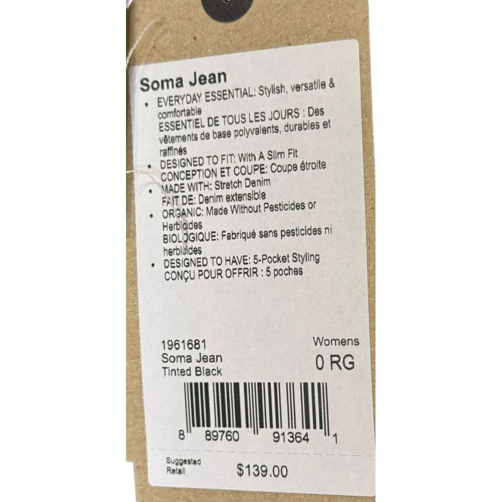 Prana Women's Jeans Soma Slim Fit‎ Stretch Skinny Mid-Rise Classic Denim 25 NWT - Image 5