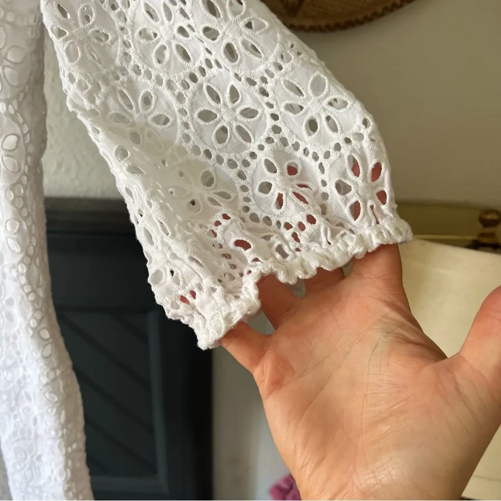 LILLY PULITZER Primm (sand dollar) Eyelet Dress in Resort white large - Image 13