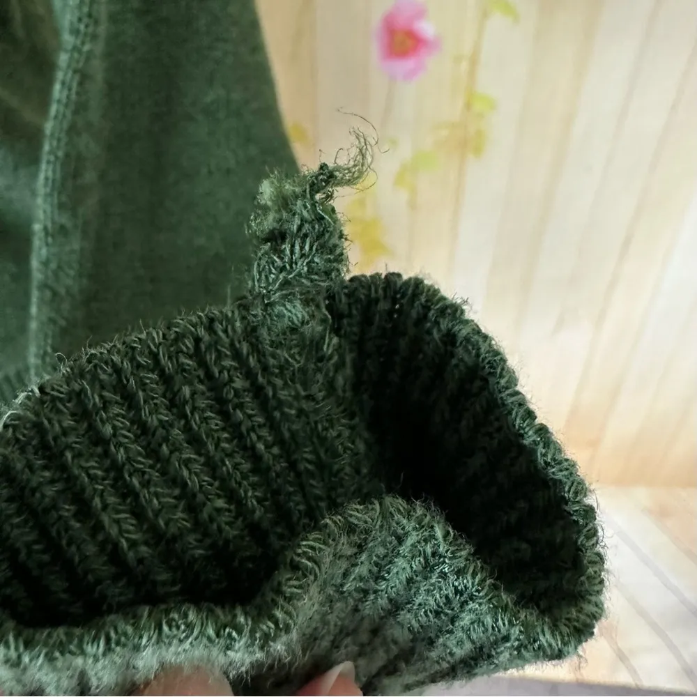 LIZ CLAIBORNE Vintage Green Paisley Sweater Size S - Image 9