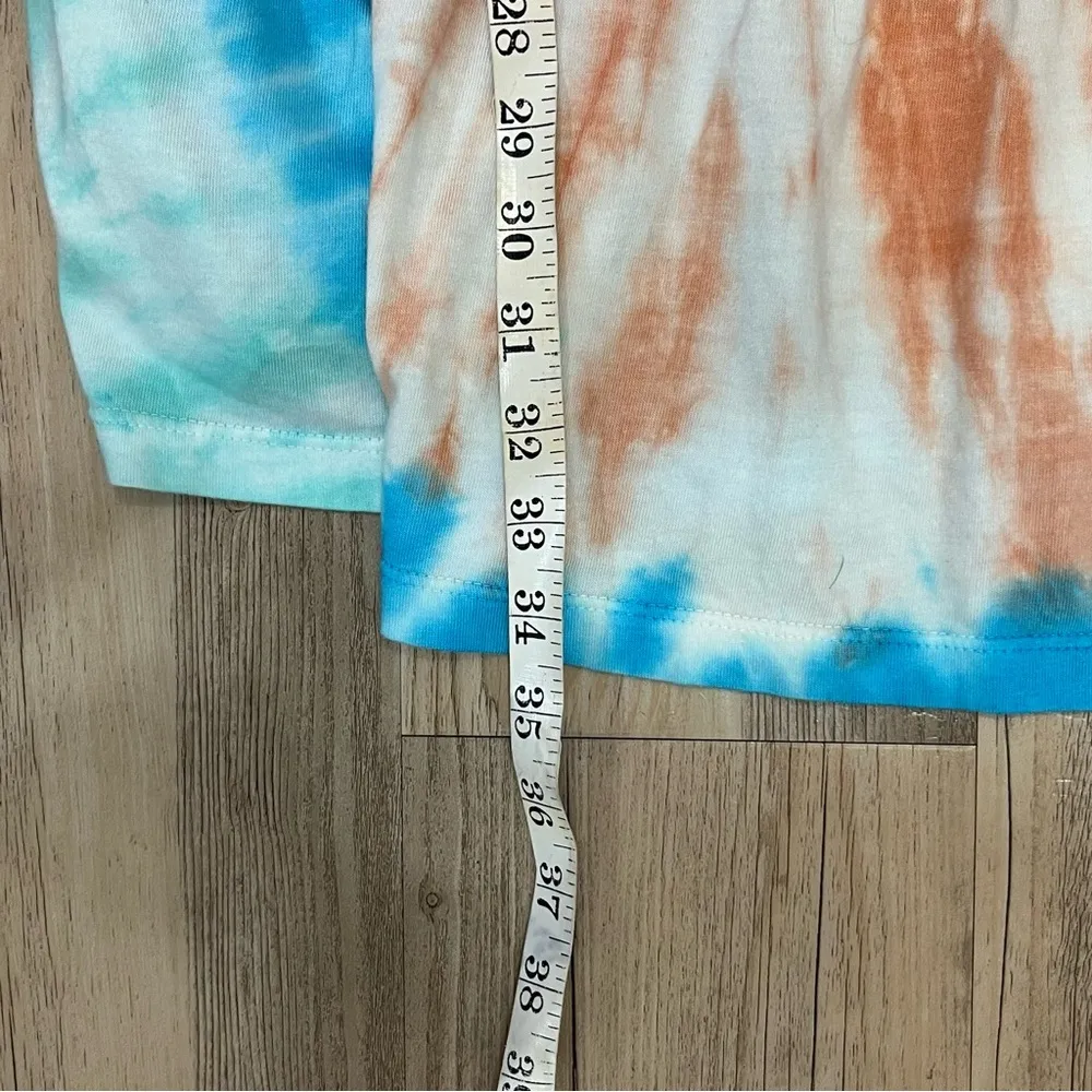 Cabana by Crown & Ivy Tie Dye Tiered Mini Cover-Up Dress small - Image 4