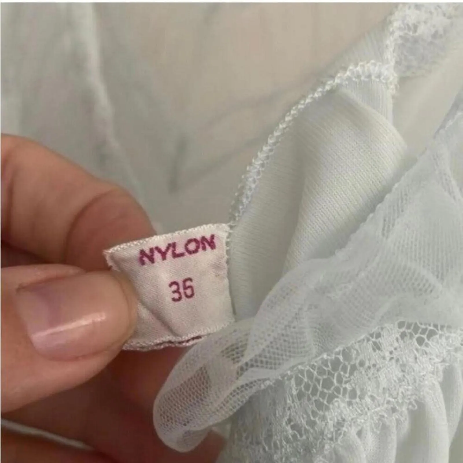 ✅Vintage Light Blue dressing gown lingerie Pajama sleep set 2 Piece Dress Size L - Image 13