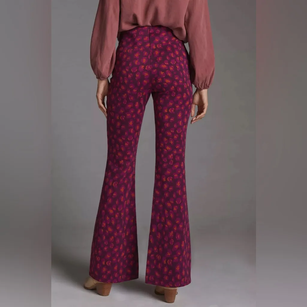 Anthropologie Knit Flare Pants - Image 3