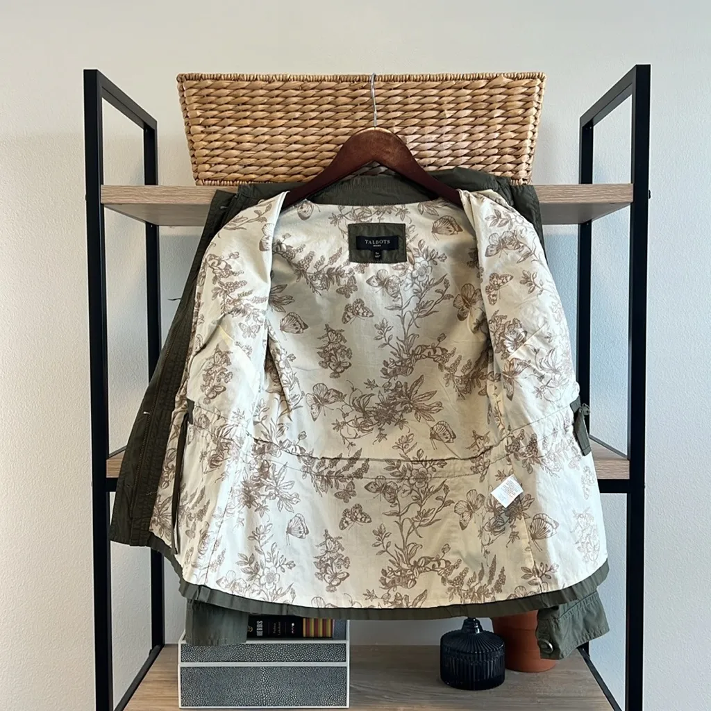 Talbots Woven Soft Canvas Utility Style Blazer w/Pockets, SP - Image 7