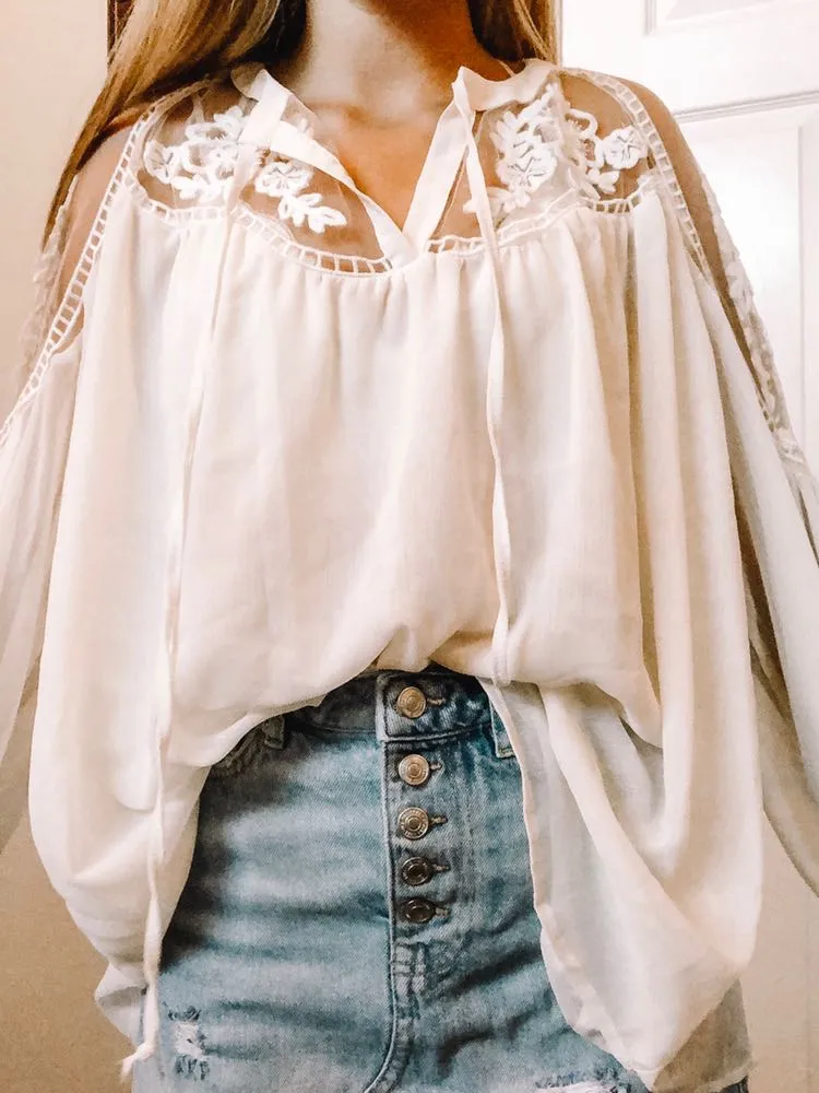 Hayden White Blouse - Image 2
