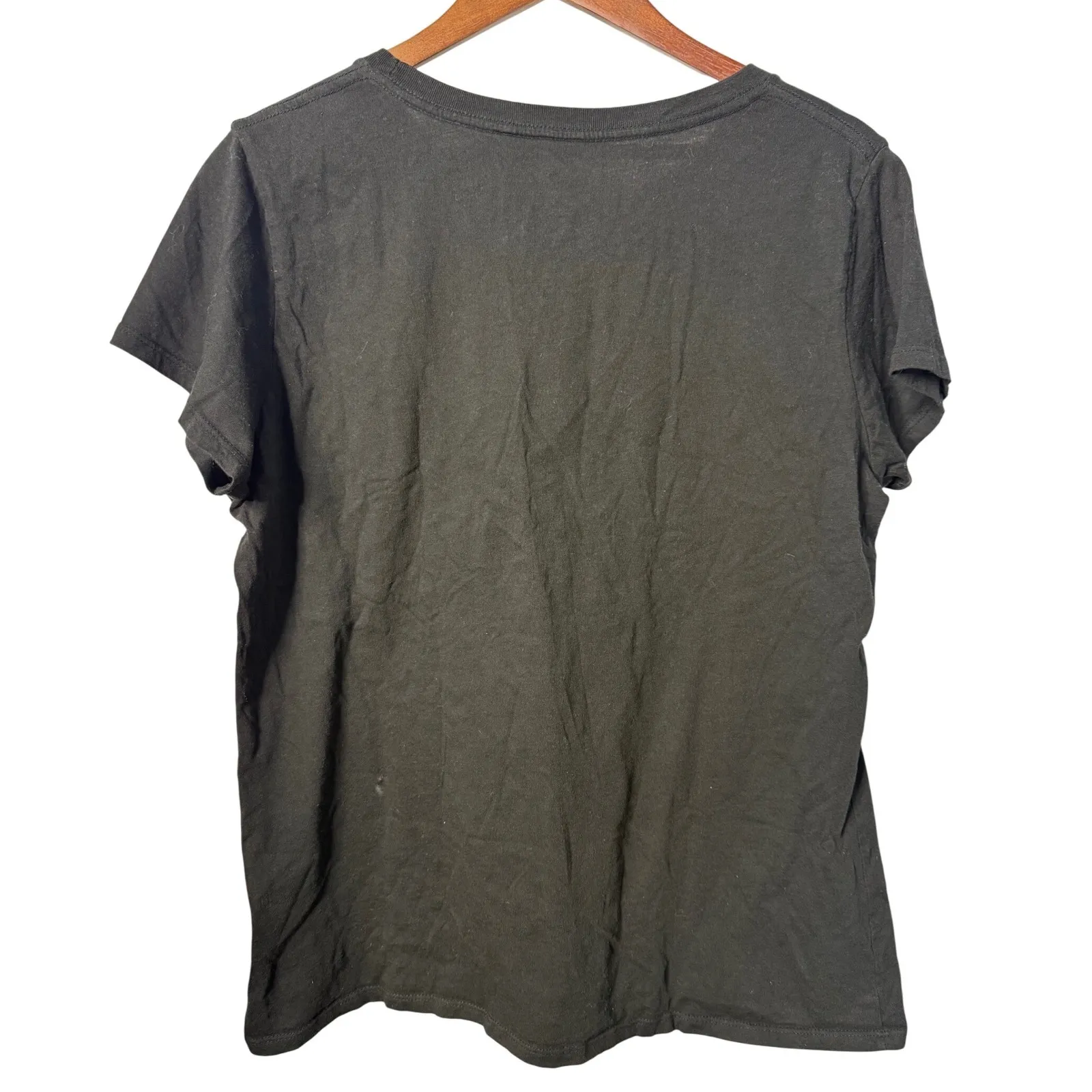 Holiday Time Unisex 2X Santa Claus Ho Ho Ho Gift Stack Black Graphic T - Image 3