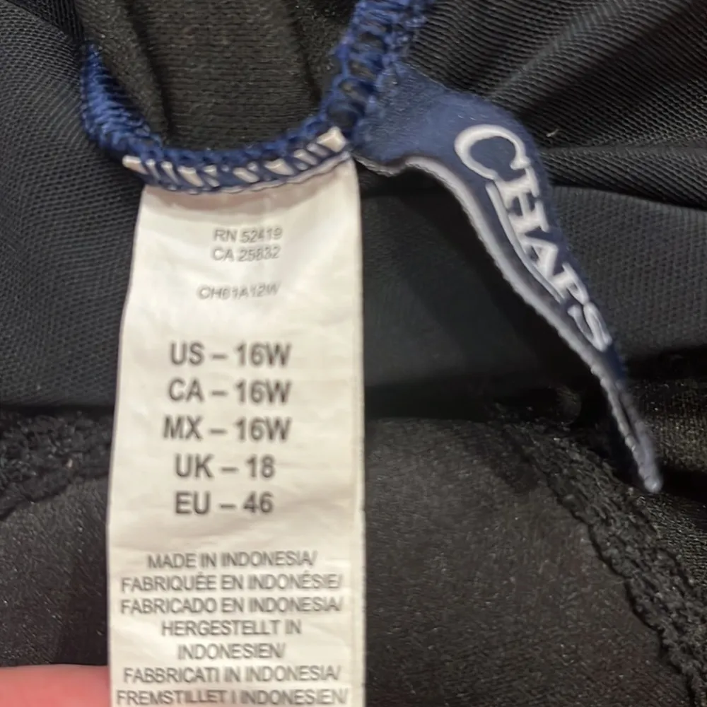 CHAPS womens one piece swimsuit size 16 W. - Image 5