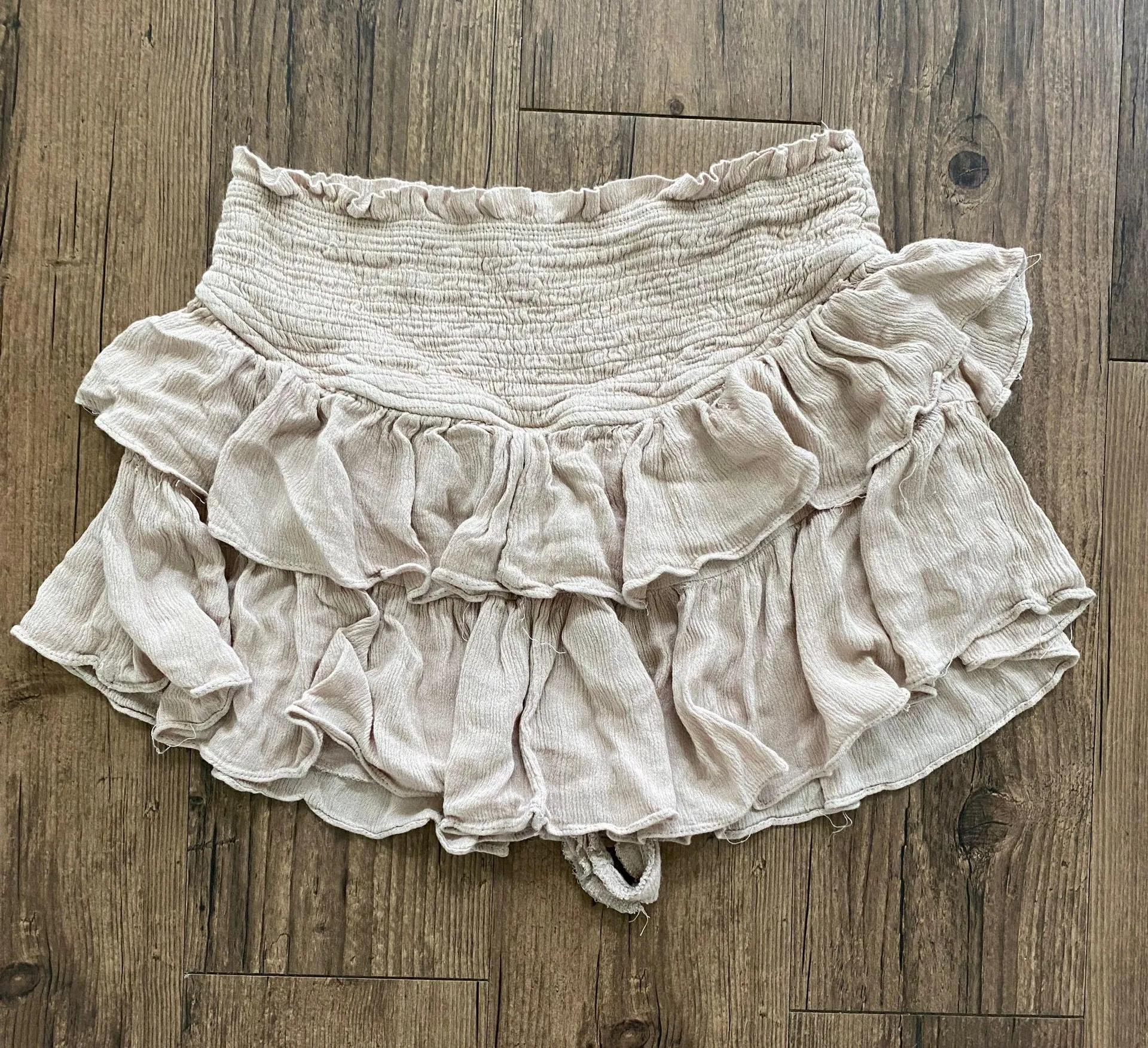 Mustard Seed Tiered Ruffle Skort - Image 2
