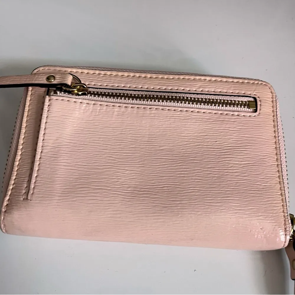 Kate Spade • Pink Bow Wallet / Phone Holder Wristlet - Image 3