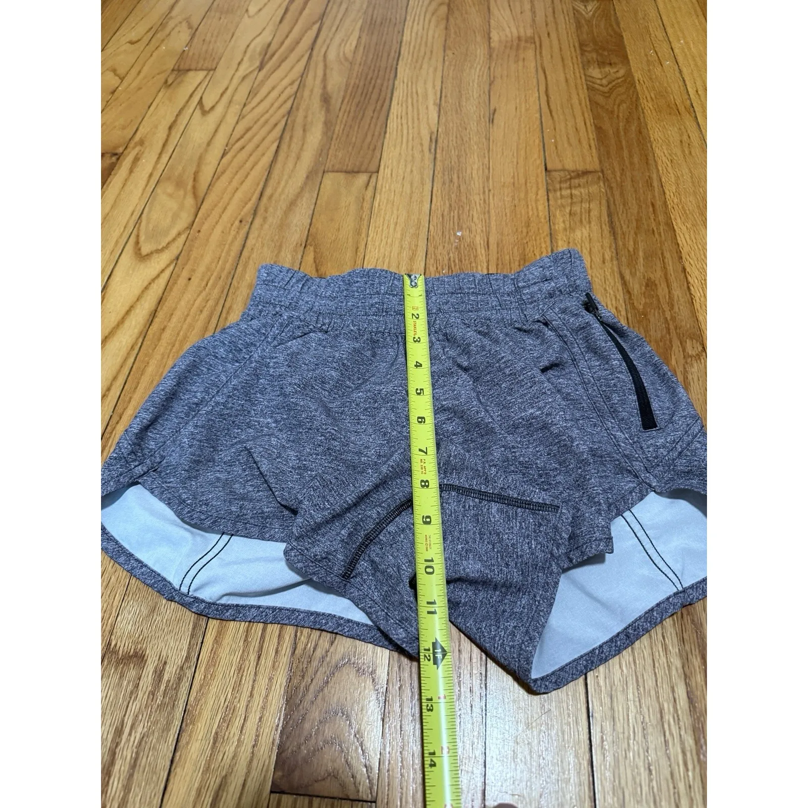 Lululemon Tracker Short V *4"‎ Heather Lux Multi Black Size 4 - Image 11