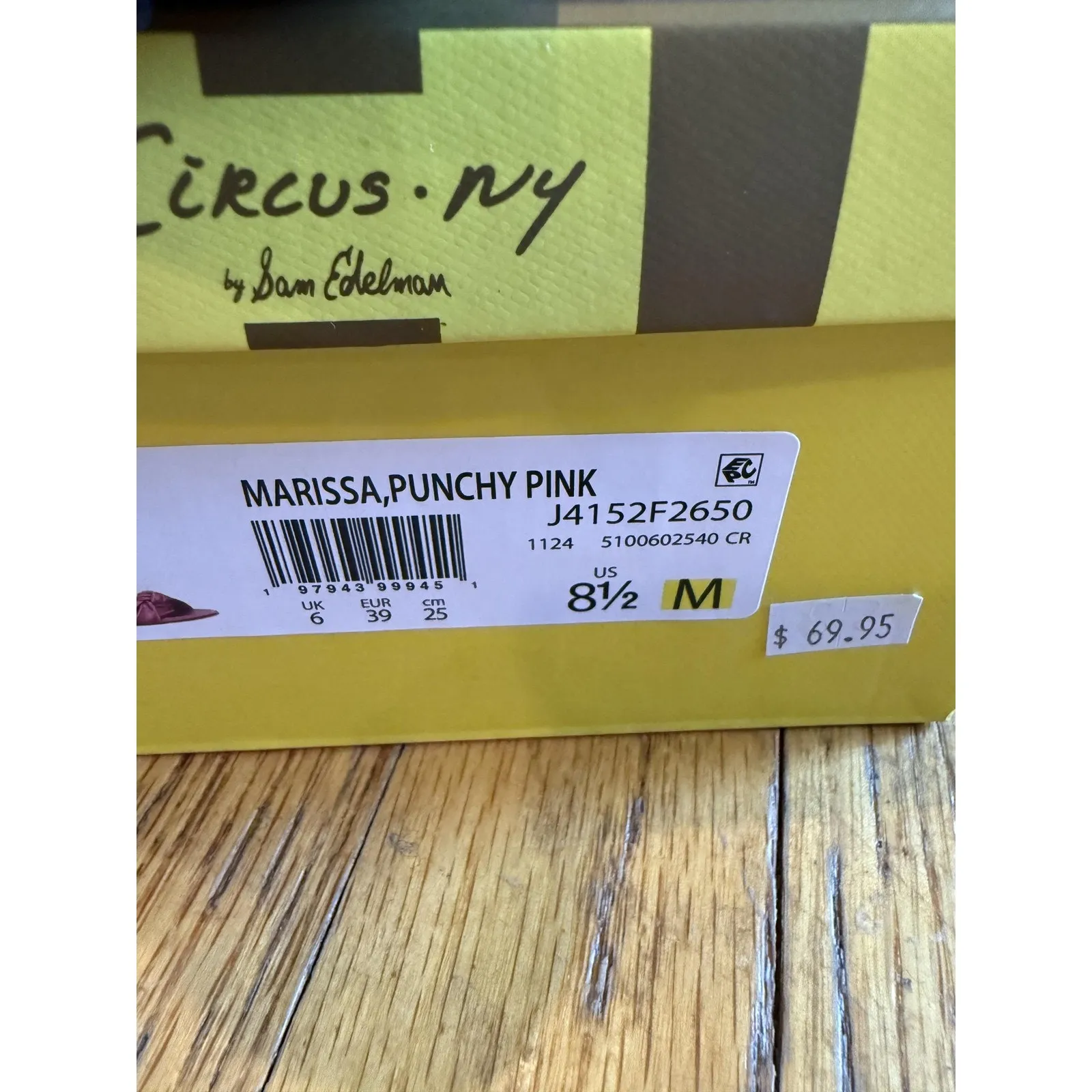 Circus by Sam Edelman Shoes Womens Size 8.5 Pink Marissa Bow Slides J4152F2650 - Image 2