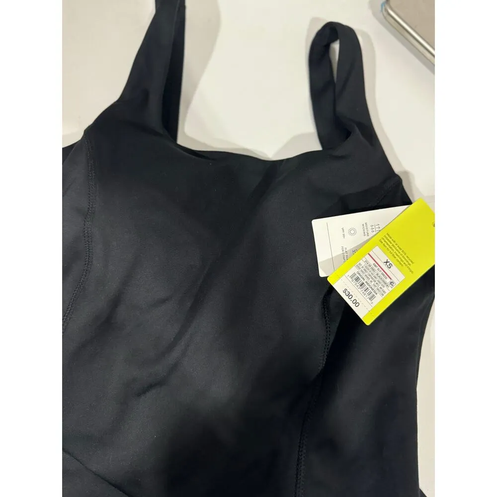 Slit active dress in a mini length black - Image 3