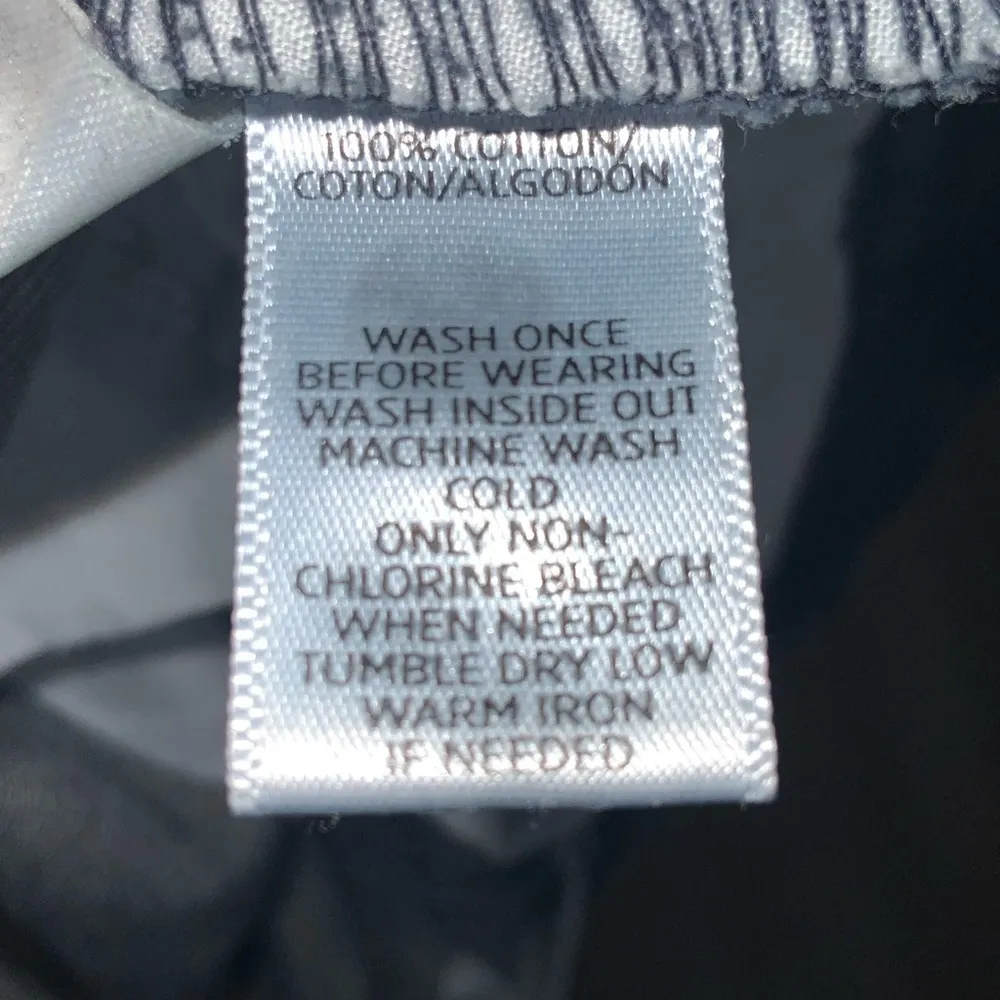 Ann Taylor LOFT Dark Wash Denim Flat Front Flat Hem High Waist Cotton Shorts 6 - Image 9