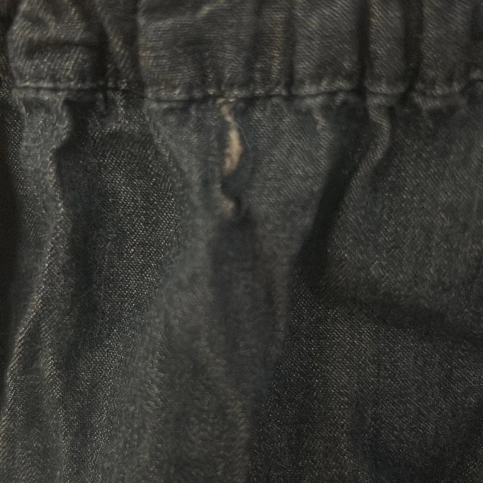 I Love H81 Blue Denim Keyhole Back Jean Dress/Top S Preppy Casual Boho Classic - Image 9