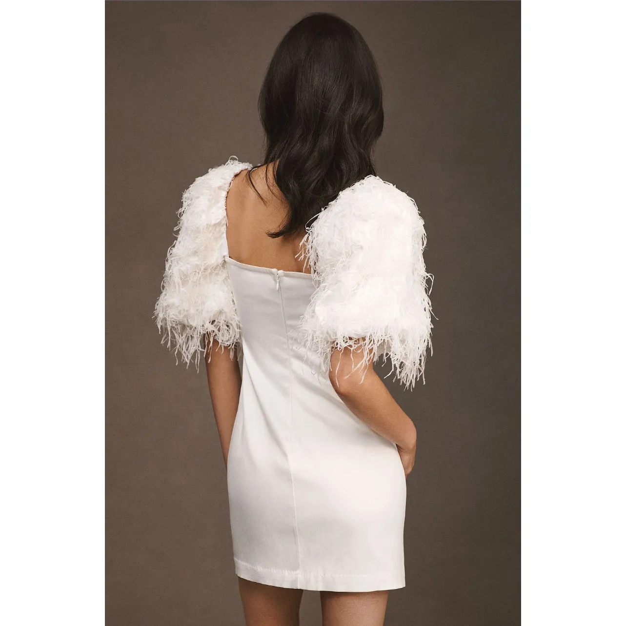 BHLDN Nellie Ivory Dress XL Removable Sleeves Bridal Shower Rehearsal Dinner - Image 2