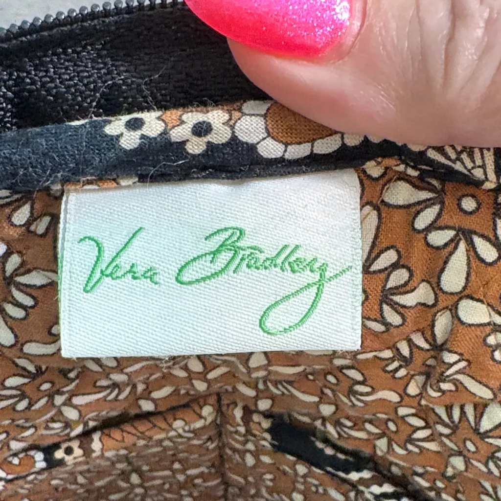 Vera Bradley  Black and Gold Embroidered Backpack - Image 12