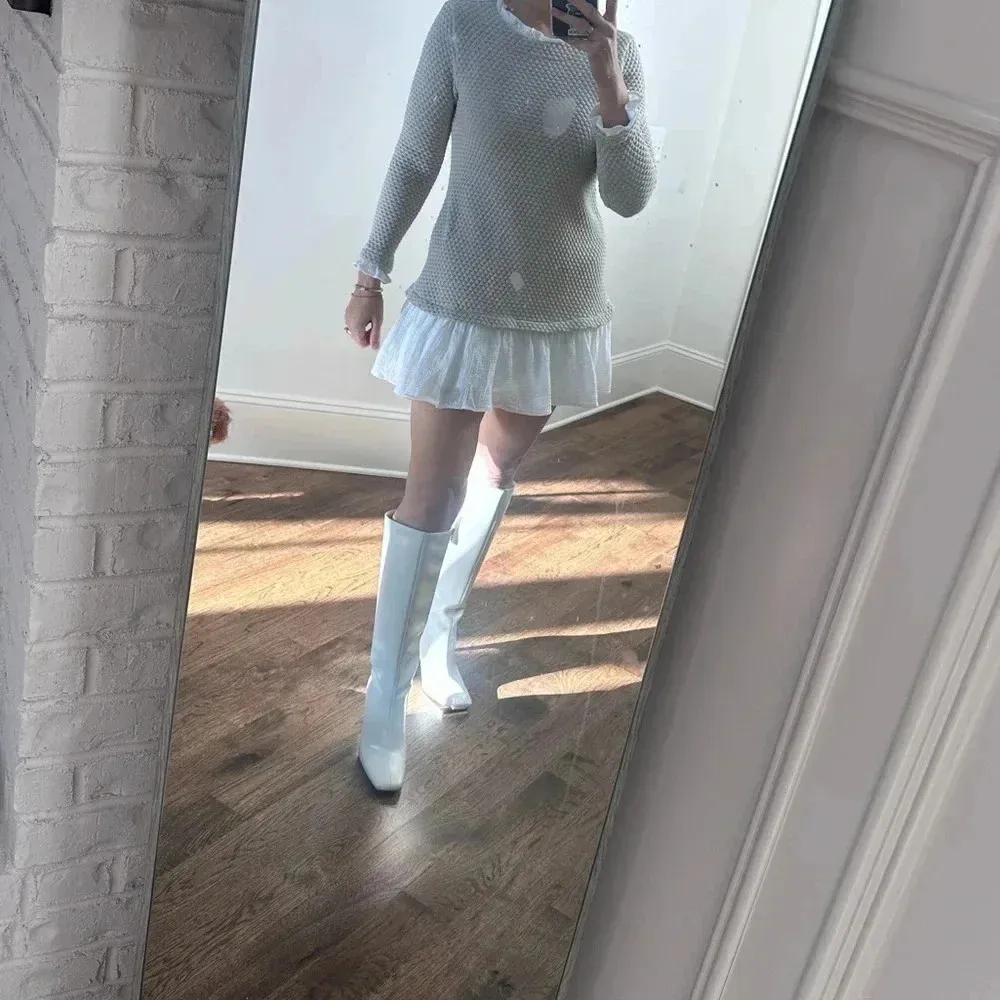 Sunday in Brooklyn Gray Sweater Dress – Anthropologie – Size Small - Image 2