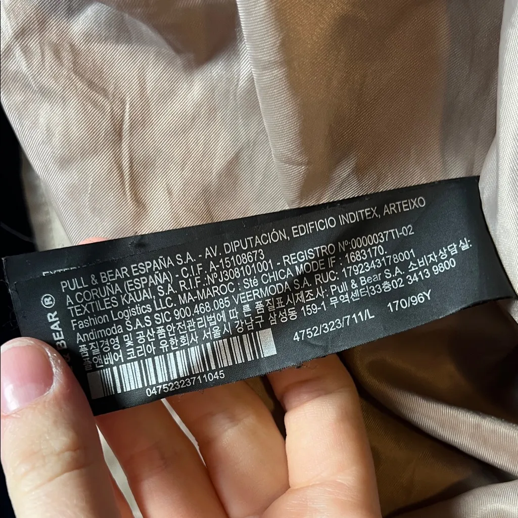 Pull & Bear Women's Beige Trench Coat Tan Size L - Image 4