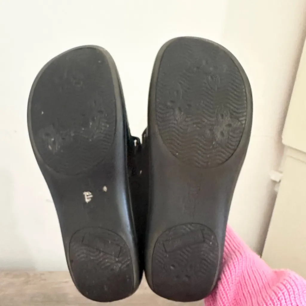 Alegria Women's Joleen Leather Slip-On Shoes Interlock Black EUR 37/US 7-7.5 - Image 5