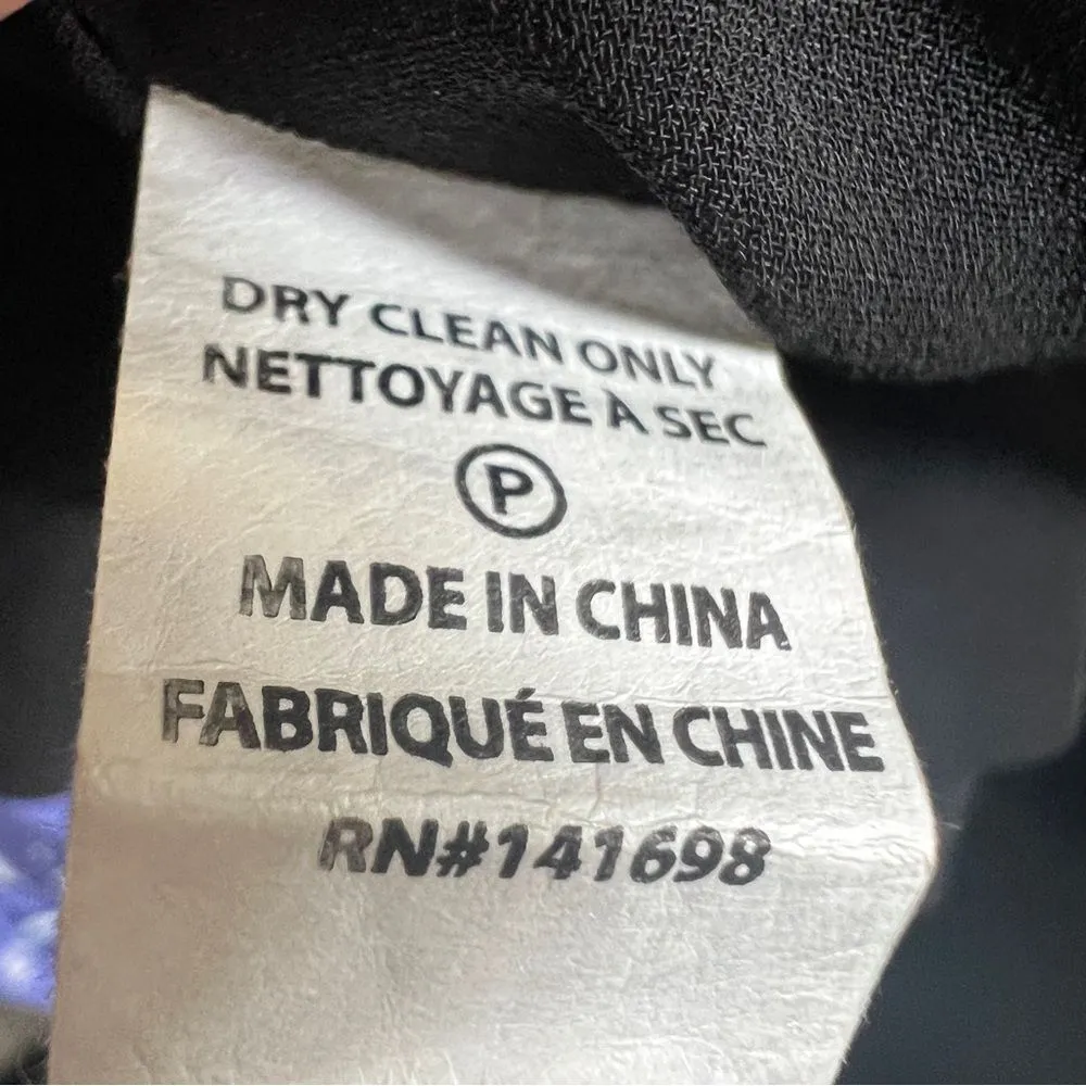 Ramy Brook Silk Milene Floral Long Sleeve Mini Dress Black Purple M - Image 10