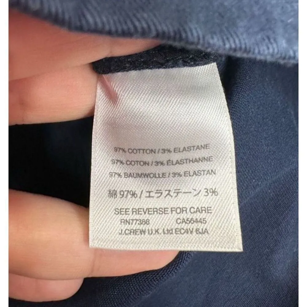 J. Crew Shorts Size 2 Navy Blue Chino With Pockets Casual - Image 6