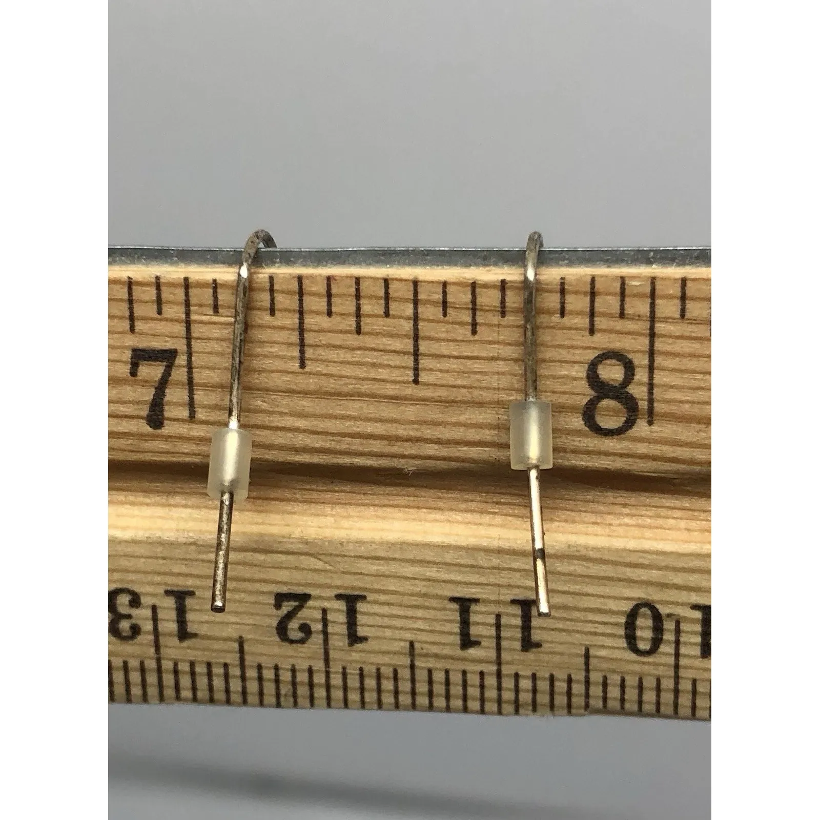 CHRISTMAS SILVER JINGLE BELLS, GREEN BOW FISH HOOK BACK‎ EARRINGS - Image 5