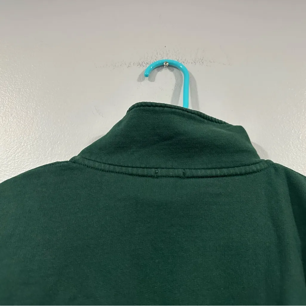 John Galt Green Quarter Zip Pullover One Size - Image 4