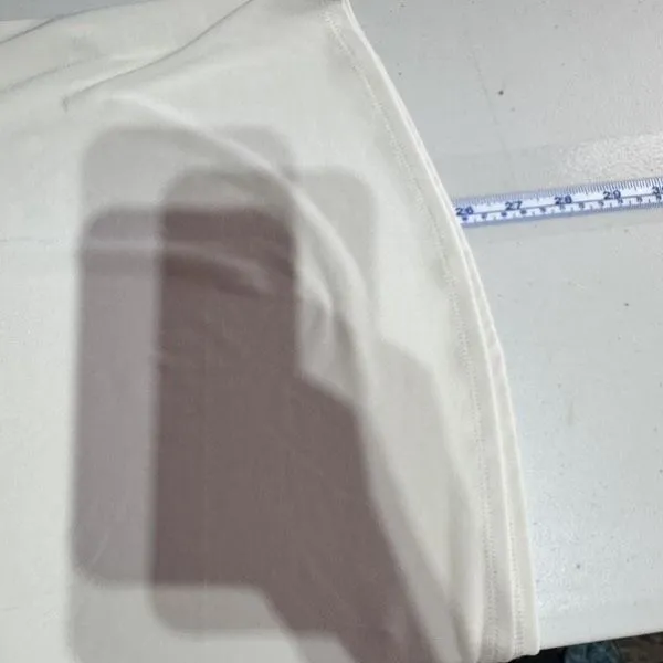 Chico's Short Sleeve Stretch Travel Beige Cream shirt‎ Size XL Neutral - Image 7