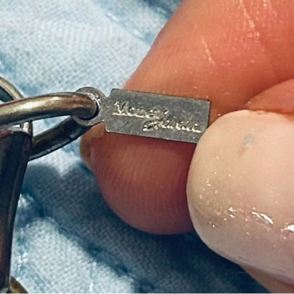 Vintage Monet Silver Tone Twisted Rope Chain - Image 10